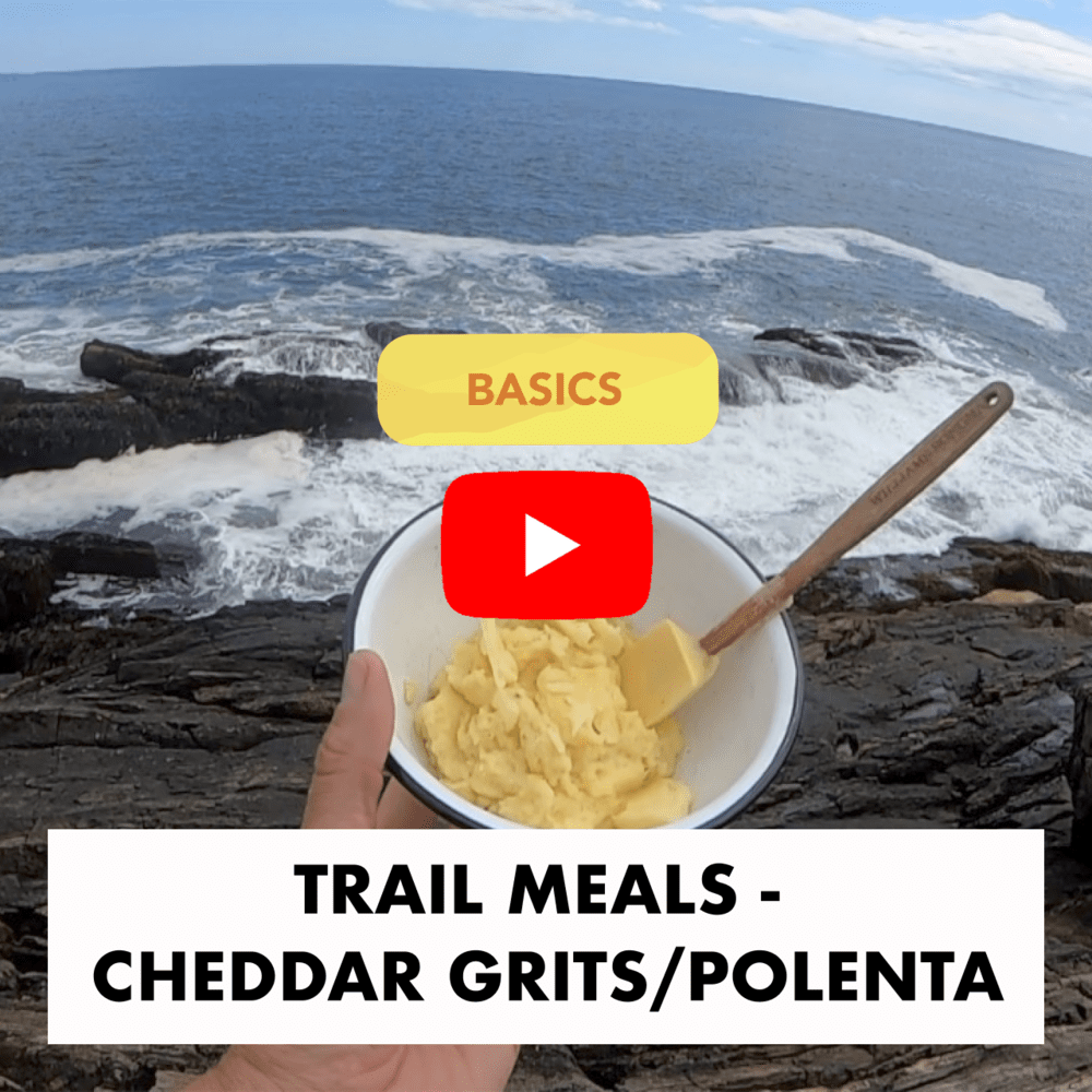 Trail meals - cheddar grits polenta