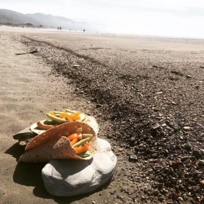 backpacking lunch ideas - basic wrap