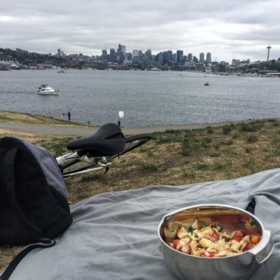 no cook day hike food - panzanella