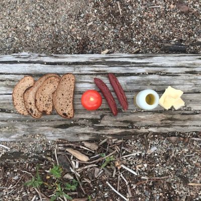 easy camping breakfast - toast