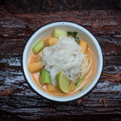 backpacking lunch ideas - noodle soup