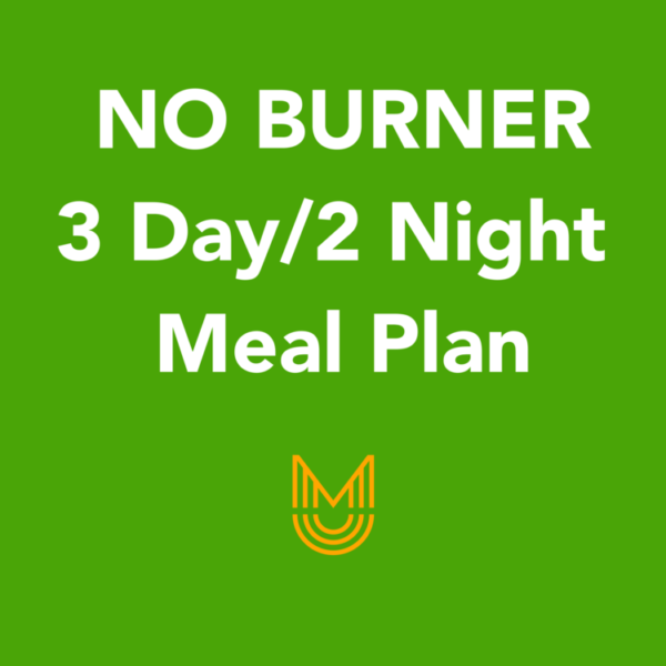 no burner backpacking meal plan