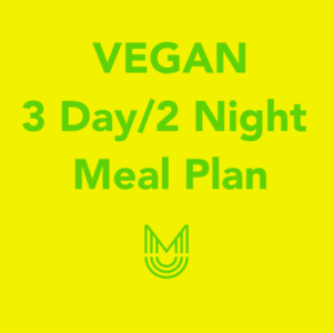 vegan backpacking meal plan