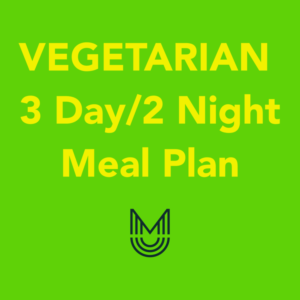 vegetarian backpacking meal plan