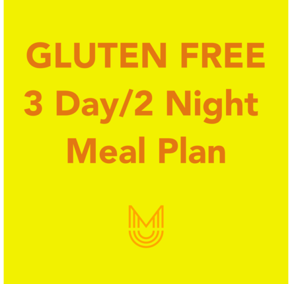 gluten free backpacking meal plan