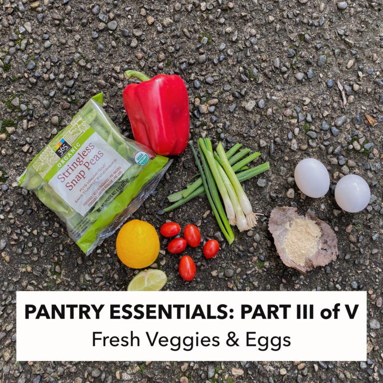 food ideas for backcountry cooking - pantry