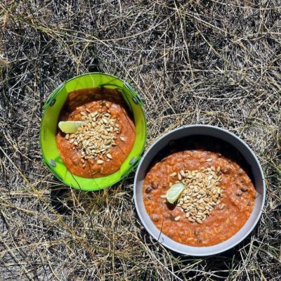 vegan backpacking food recipes - 3A bomb