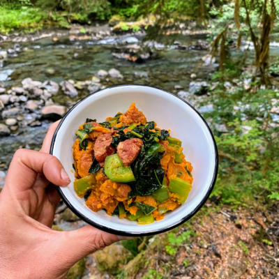 backpacking meals diy - Sweet potatoes