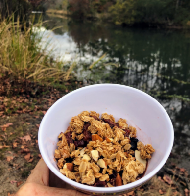 gourmet backpacking desserts - crisp