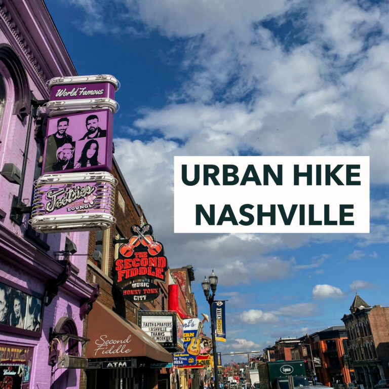 Urban backpacking Trip to Nashville