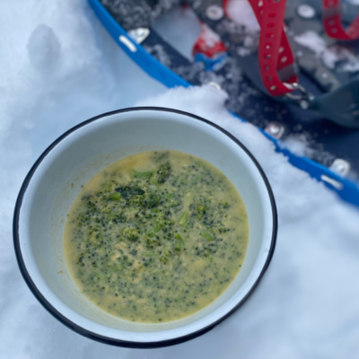 food ideas for mountaineering trip - bc soup