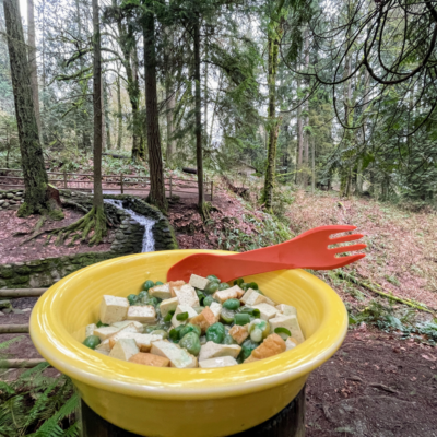 soup recipe for trail hiking - wasabi